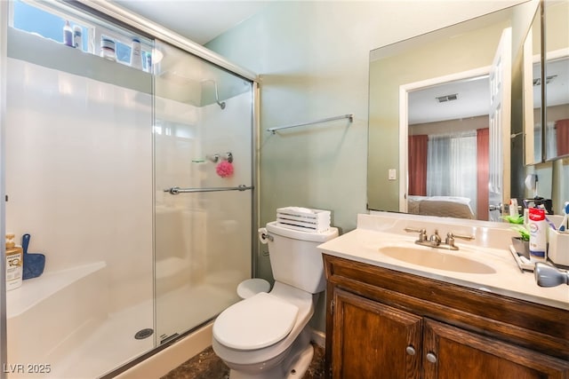 170 Palisade Ave, Las Vegas, NV 89110 - ensuite bathroom featuring a stall shower and vanity