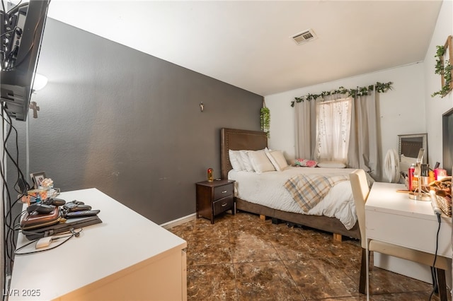 170 Palisade Ave, Las Vegas, NV 89110 - bedroom featuring dark stone finish floors and baseboards