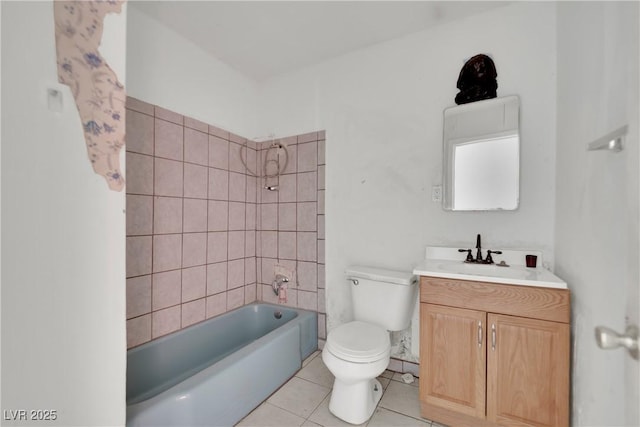 3009 Merritt Ave, Las Vegas, NV 89102 - bathroom featuring vanity, tile patterned flooring, and bathing tub / shower combination