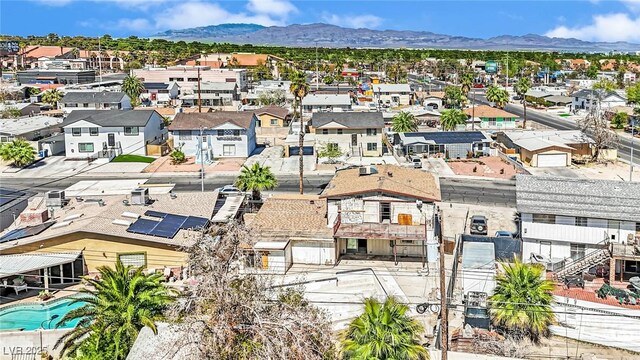 3009 Merritt Ave, Las Vegas, NV 89102 - aerial perspective of suburban area featuring a mountain backdrop