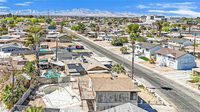 3009 Merritt Ave, Las Vegas, NV 89102 - aerial view of residential area featuring mountains