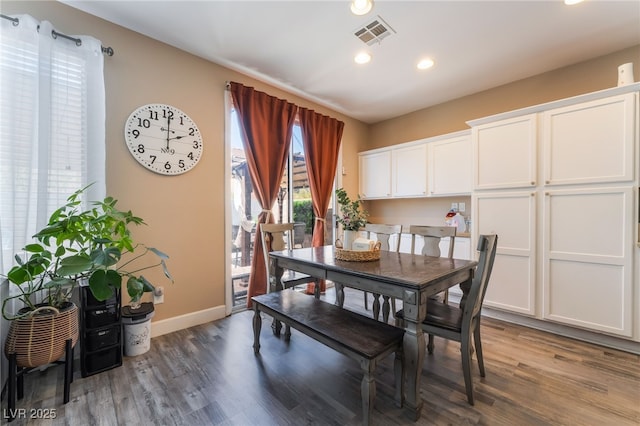 1014 Lone Pine River Ave, Henderson, NV 89002 - dining area with wood finished floors and recessed lighting