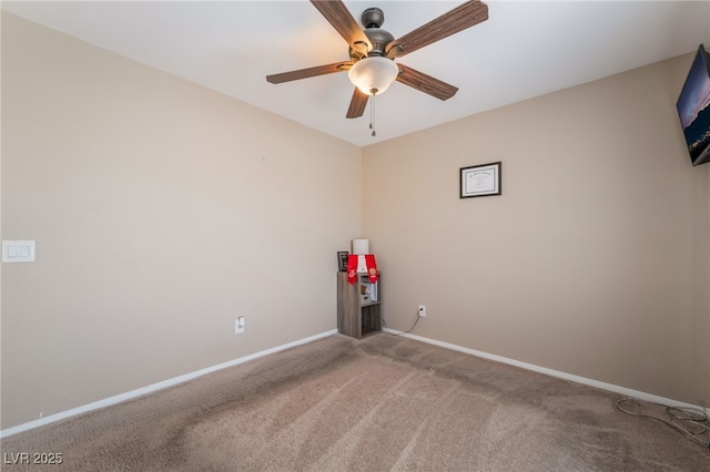 1014 Lone Pine River Ave, Henderson, NV 89002 - unfurnished room with light carpet and ceiling fan