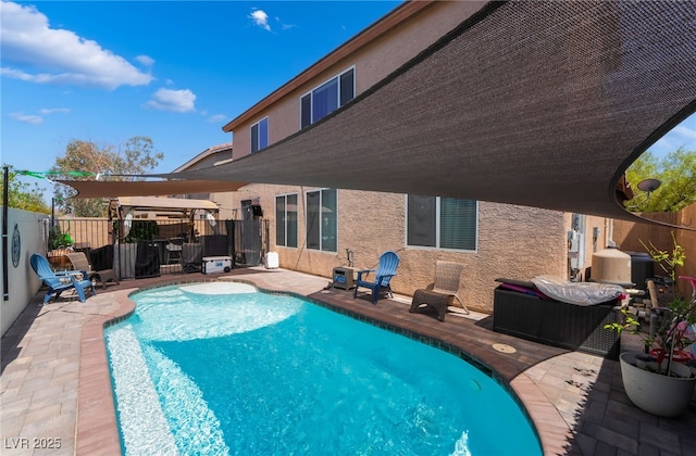 1014 Lone Pine River Ave, Henderson, NV 89002 - view of swimming pool with a patio