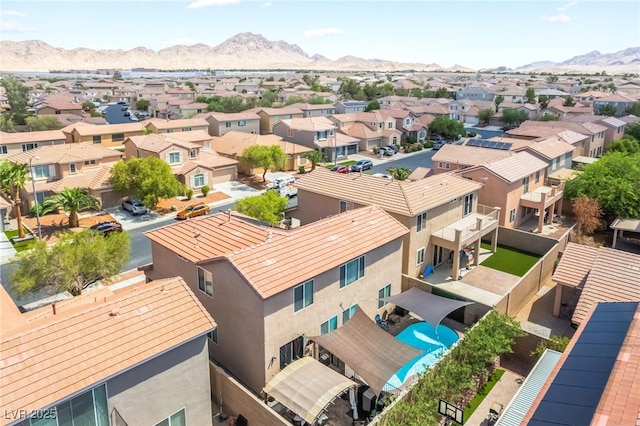 1014 Lone Pine River Ave, Henderson, NV 89002 - aerial perspective of suburban area featuring mountains
