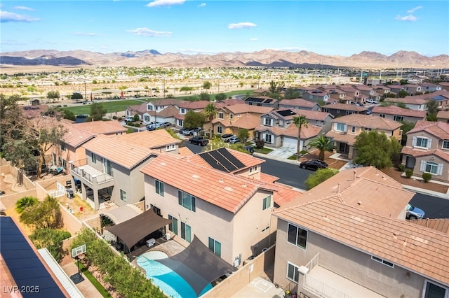 1014 Lone Pine River Ave, Henderson, NV 89002 - aerial perspective of suburban area with mountains