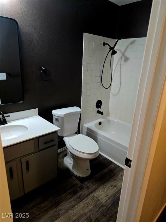 123 Sirnoble St, Las Vegas, NV 89110 - full bath with wood finished floors, vanity, and  shower combination