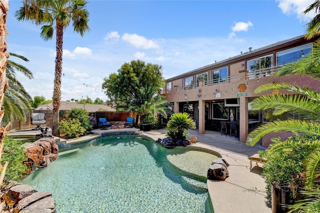 10960 Bethel Park Ct, Las Vegas, NV 89141 - view of swimming pool featuring a patio