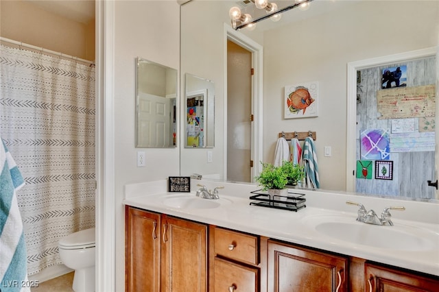 10960 Bethel Park Ct, Las Vegas, NV 89141 - bathroom with double vanity and a chandelier