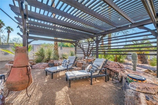 1971 Del Font Ct, Las Vegas, NV 89117 - view of patio with a pergola