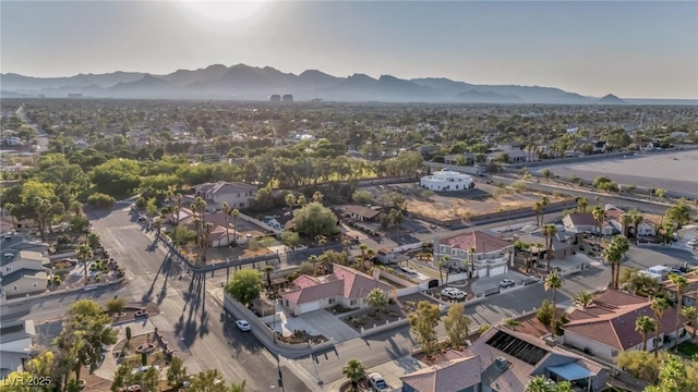 1971 Del Font Ct, Las Vegas, NV 89117 - aerial perspective of suburban area featuring a mountainous background
