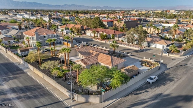 1971 Del Font Ct, Las Vegas, NV 89117 - aerial perspective of suburban area with a mountainous background