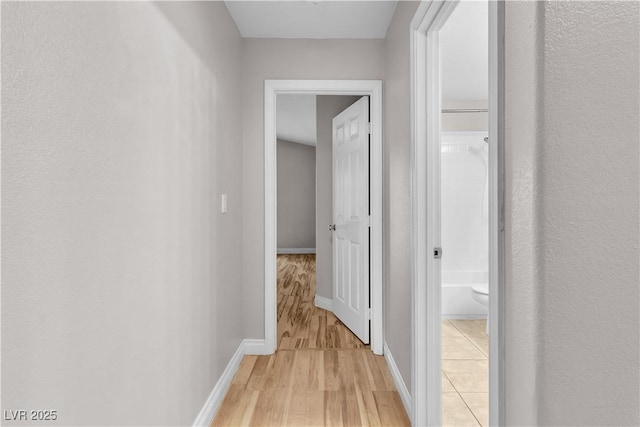5001 Pounding Surf Ave, Las Vegas, NV 89131 - corridor with light wood-style flooring