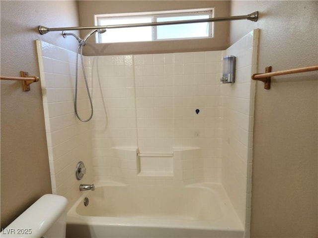 161 Diamond Bar Rd, Pahrump, NV 89048 - full bathroom featuring bathing tub / shower combination and a textured wall