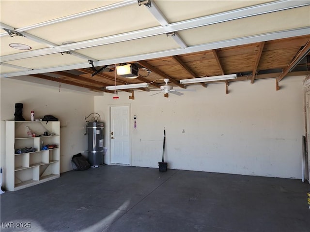 161 Diamond Bar Rd, Pahrump, NV 89048 - garage with secured water heater and a garage door opener