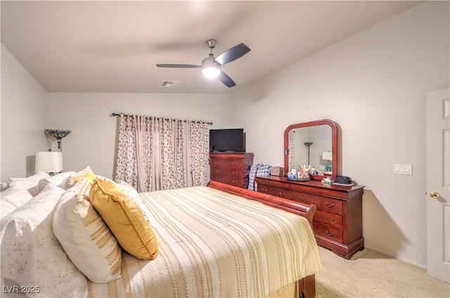 3032 Prairie Princess Ave, North Las Vegas, NV 89081 - bedroom with carpet and ceiling fan