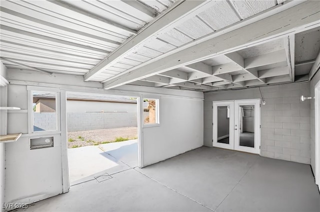 3616 Chevy Chase Ave, Las Vegas, NV 89110 - view of patio with french doors