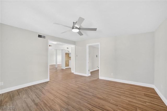 3616 Chevy Chase Ave, Las Vegas, NV 89110 - spare room featuring wood finished floors and ceiling fan