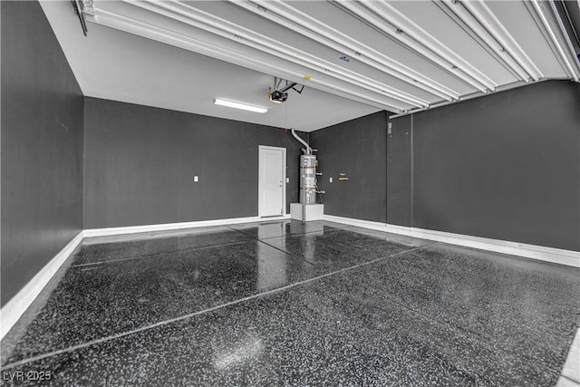 8969 Rice Peak St, Las Vegas, NV 89148 - garage featuring a garage door opener and secured water heater