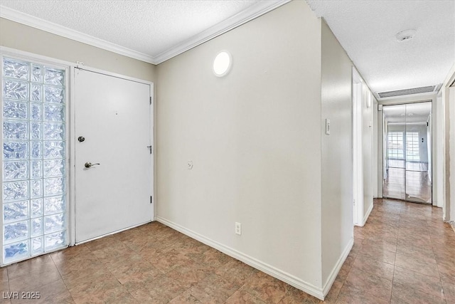 216 Lorenzi St, Las Vegas, NV 89107 - foyer with a textured ceiling and crown molding