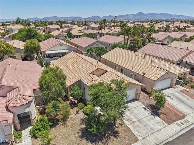 9362 Baltinglass St, Las Vegas, NV 89123 - aerial view of residential area featuring mountains