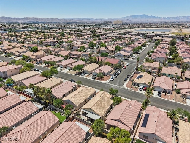 9362 Baltinglass St, Las Vegas, NV 89123 - aerial perspective of suburban area featuring a water and mountain view