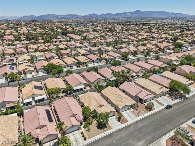 9362 Baltinglass St, Las Vegas, NV 89123 - aerial view of residential area featuring a mountain backdrop