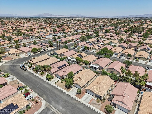 9362 Baltinglass St, Las Vegas, NV 89123 - aerial view of residential area with mountains