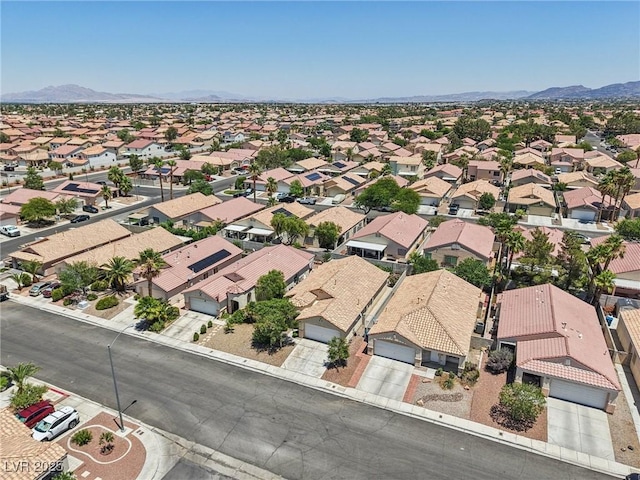 9362 Baltinglass St, Las Vegas, NV 89123 - aerial perspective of suburban area featuring mountains