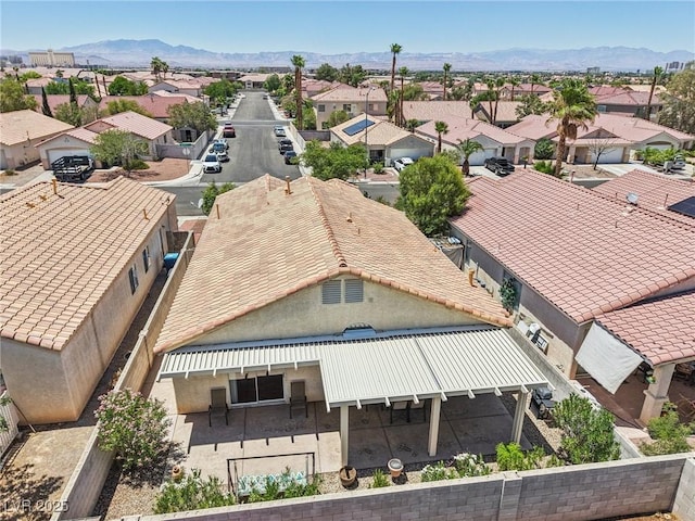 9362 Baltinglass St, Las Vegas, NV 89123 - aerial perspective of suburban area with a mountain backdrop