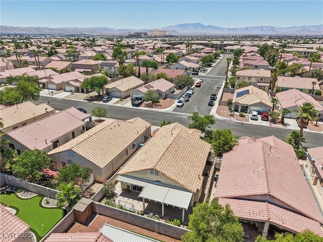 9362 Baltinglass St, Las Vegas, NV 89123 - aerial view of residential area with mountains