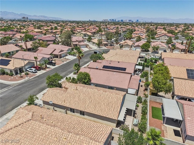 9362 Baltinglass St, Las Vegas, NV 89123 - aerial perspective of suburban area with a mountainous background
