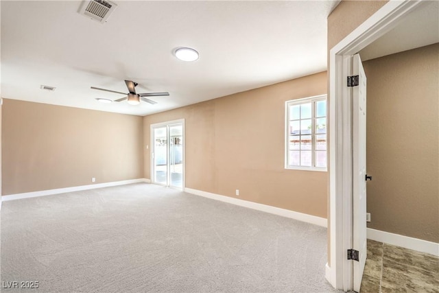3887 Delling Ct, Las Vegas, NV 89104 - spare room featuring ceiling fan and carpet flooring