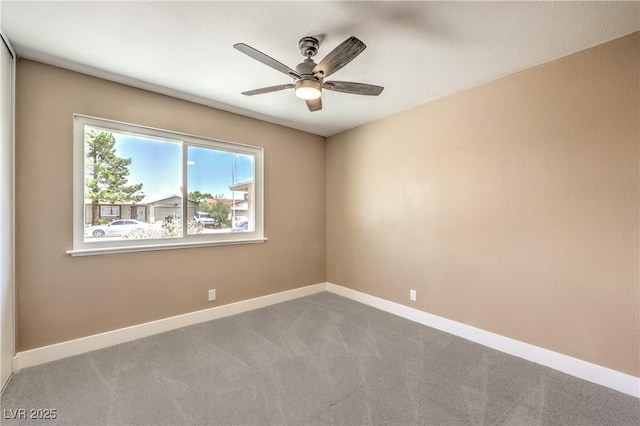 3887 Delling Ct, Las Vegas, NV 89104 - unfurnished room with carpet flooring and a ceiling fan