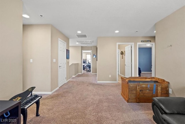 5309 Golden Melody Ln, North Las Vegas, NV 89081 - sitting room featuring carpet and recessed lighting