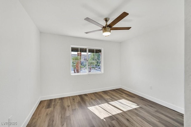 2820 Golf Links Dr, Las Vegas, NV 89134 - spare room with wood finished floors and ceiling fan