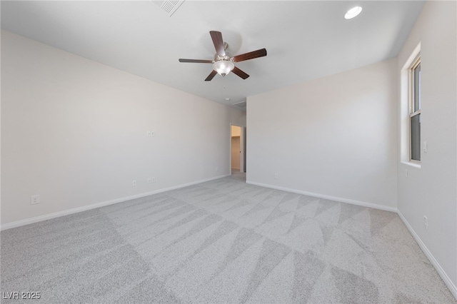 3912 Makushin Bay Ave, North Las Vegas, NV 89081 - carpeted empty room with ceiling fan and baseboards