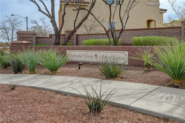10722 Red Badge Ave, Las Vegas, NV 89166 - view of community sign
