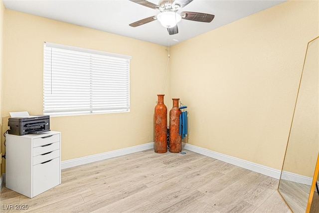 8611 Gabilan Ct, Las Vegas, NV 89123 - unfurnished room featuring ceiling fan and wood finished floors