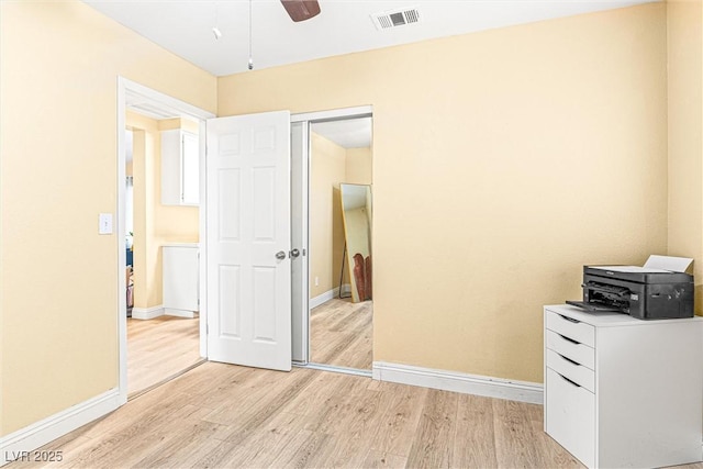 8611 Gabilan Ct, Las Vegas, NV 89123 - unfurnished bedroom featuring light wood finished floors and baseboards