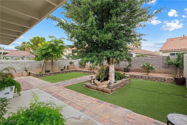8611 Gabilan Ct, Las Vegas, NV 89123 - fenced backyard with a patio