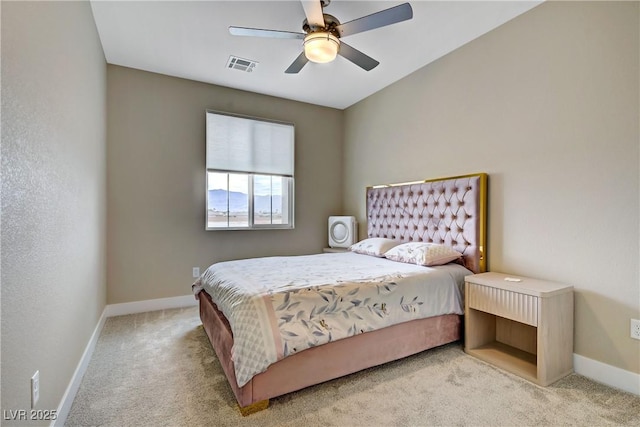 6591 Dove Point Pl, Las Vegas, NV 89130 - bedroom featuring carpet and ceiling fan