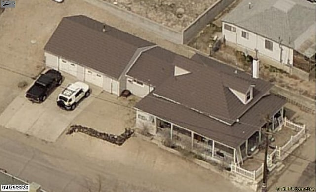 191 S Booker, Tonopah, NV 89049 - aerial view of property and surrounding area