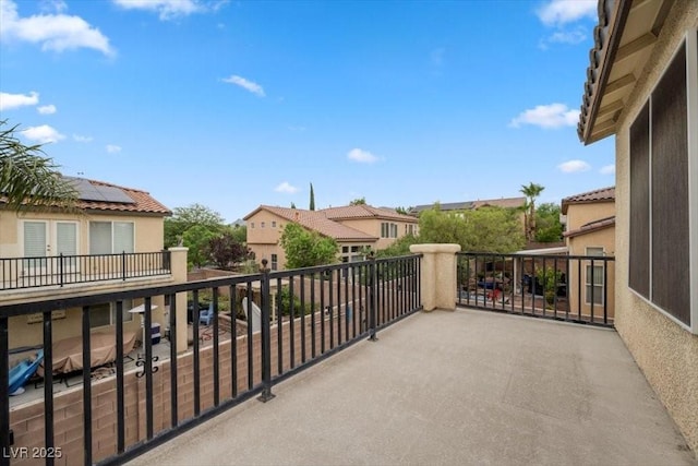 9413 Arcadia Woods Ct, Las Vegas, NV 89149 - balcony featuring a residential view
