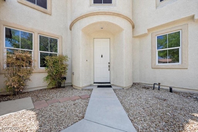 9413 Arcadia Woods Ct, Las Vegas, NV 89149 - entrance to property featuring stucco siding