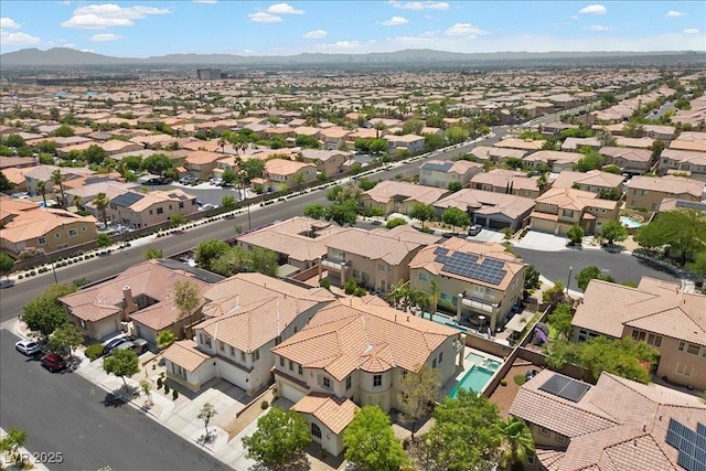 9413 Arcadia Woods Ct, Las Vegas, NV 89149 - aerial view of residential area with a mountain backdrop