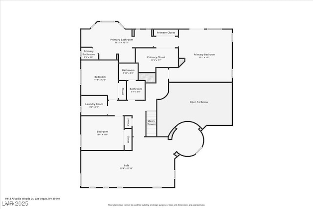 9413 Arcadia Woods Ct, Las Vegas, NV 89149 - view of home floor plan
