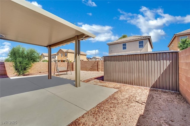 6430 Jackrabbit Run Ave, Las Vegas, NV 89122 - fenced backyard featuring a patio