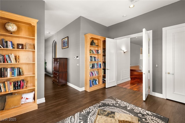 7520 Captains Harbor Dr, Las Vegas, NV 89117 - sitting room with wood finished floors and baseboards