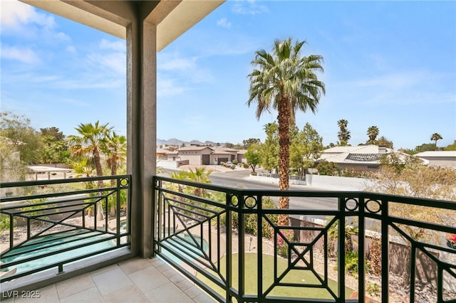 7520 Captains Harbor Dr, Las Vegas, NV 89117 - balcony featuring a residential view
